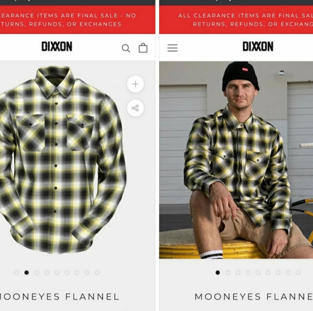 DIXXON MOONEYES FLANNELS